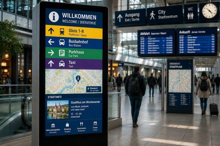 Digitale Wegweiser & Stadtinfos – DSSHOW