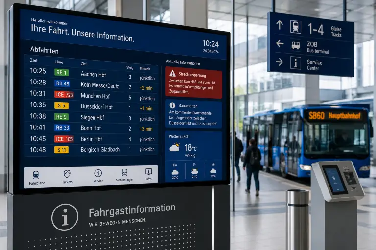 Moderne Fahrgastinformation